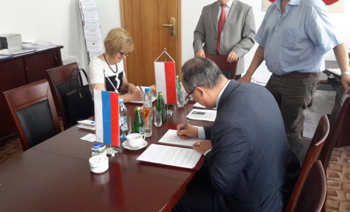 The MCCI signed an agreement with the Polish-Russian Chamer of Commerce and Industry