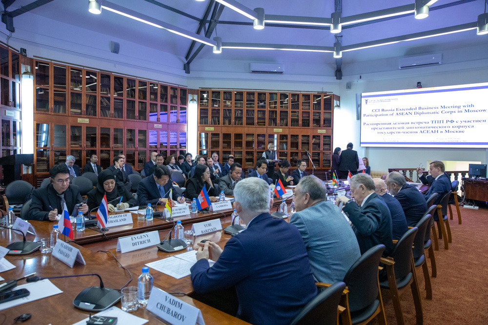 Владимир Платонов представил на встрече в ТПП РФ возможности сотрудничества МТПП со странами АСЕАН