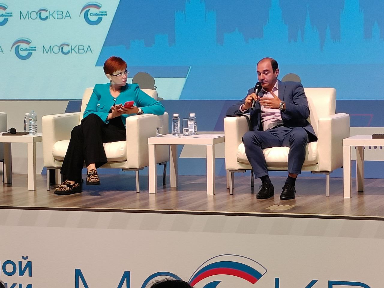 Президент МТПП Владимир Платонов провел программную сессию в общественном штабе Сергея Собянина