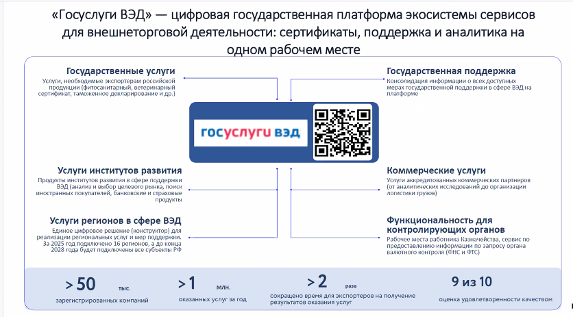 Предпринимателям рассказали о мерах поддержки участников ВЭД для торговой отрасли