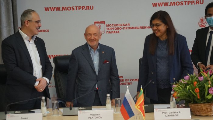 A meeting of Russian and Sri Lankan businessmen was held on the site of the MCCI