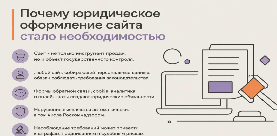 Предпринимателям рассказали о рисках неправильного оформления сайта