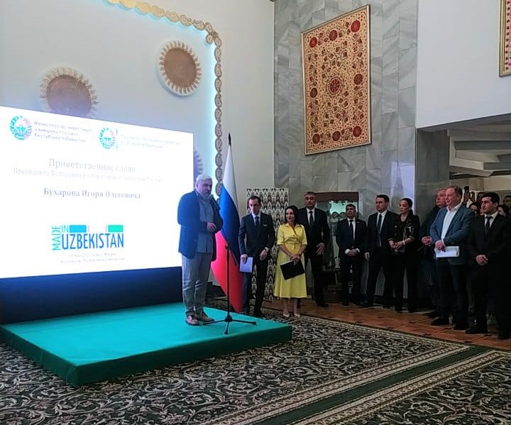 Владимир Платонов принял участие в открытии выставки-ярмарка «Made in Uzbekistan»