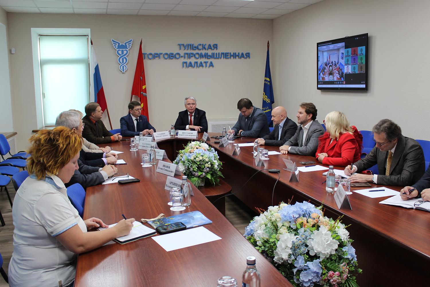 Руководство МТПП приняло участие в заседании Ассоциации ТПП ЦФО в Туле