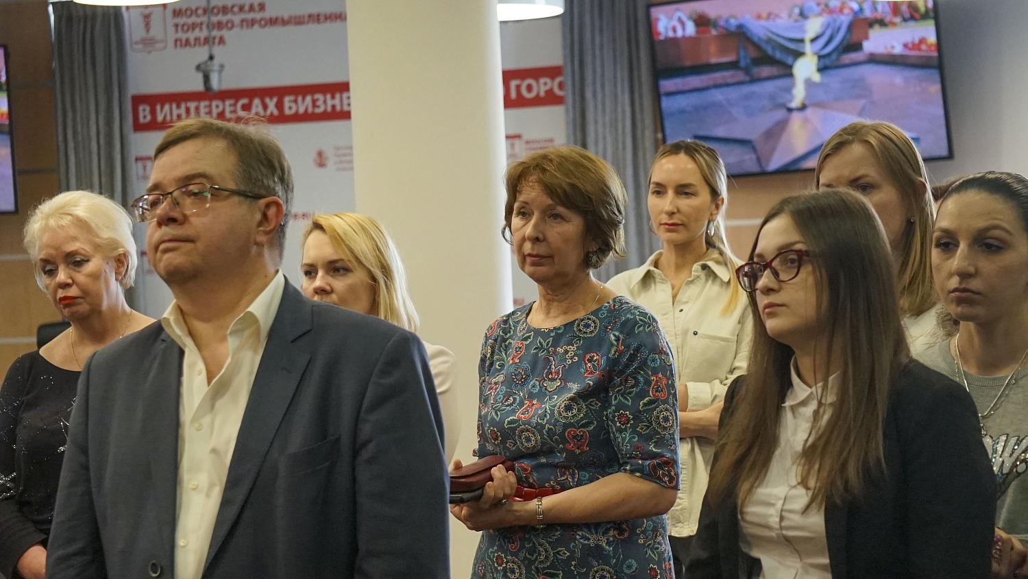 В стенах Московской торгово-промышленной палаты открылась выставка «Бессмертный полк МТПП» 