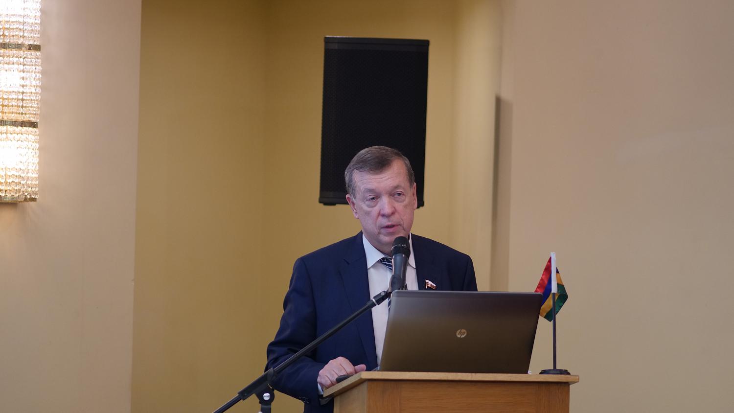 Mr. Vladimir Platonov took part in the Mauritius-Russia Business Forum