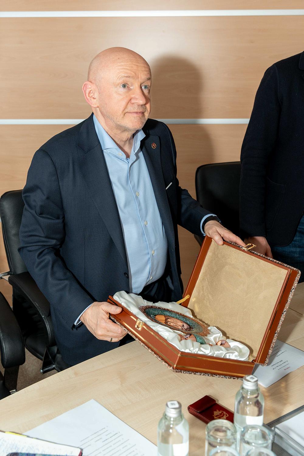 Состоялась встреча президента МТПП Владимира Платонова с представителем торговой палаты Тегерана