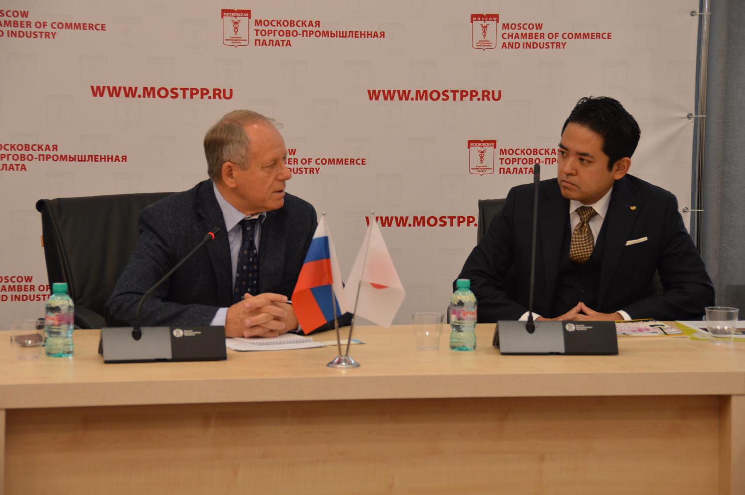 Japanese business is exploring the possibilites for developing its interests in Moscow