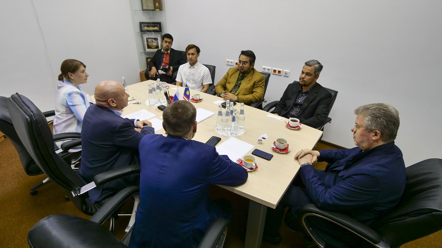 A delegation from Malaysia visited the Moscow Chamber of Commerce and 