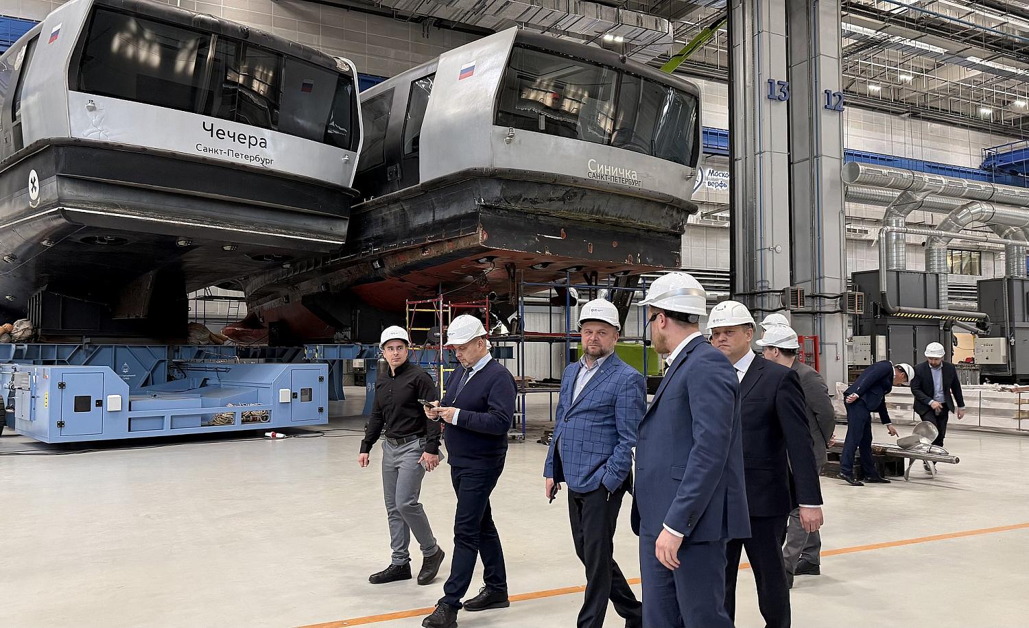 Судостроители из регионов России посетили Московскую судостроительную верфь