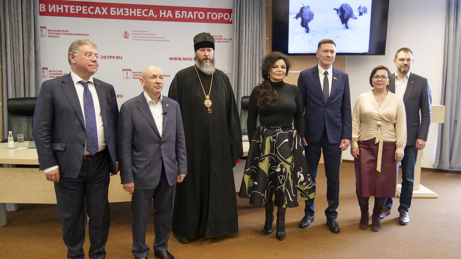МТПП преподнесла в дар Высоко-Петровскому монастырю икону с ликом Спаса Нерукотворного