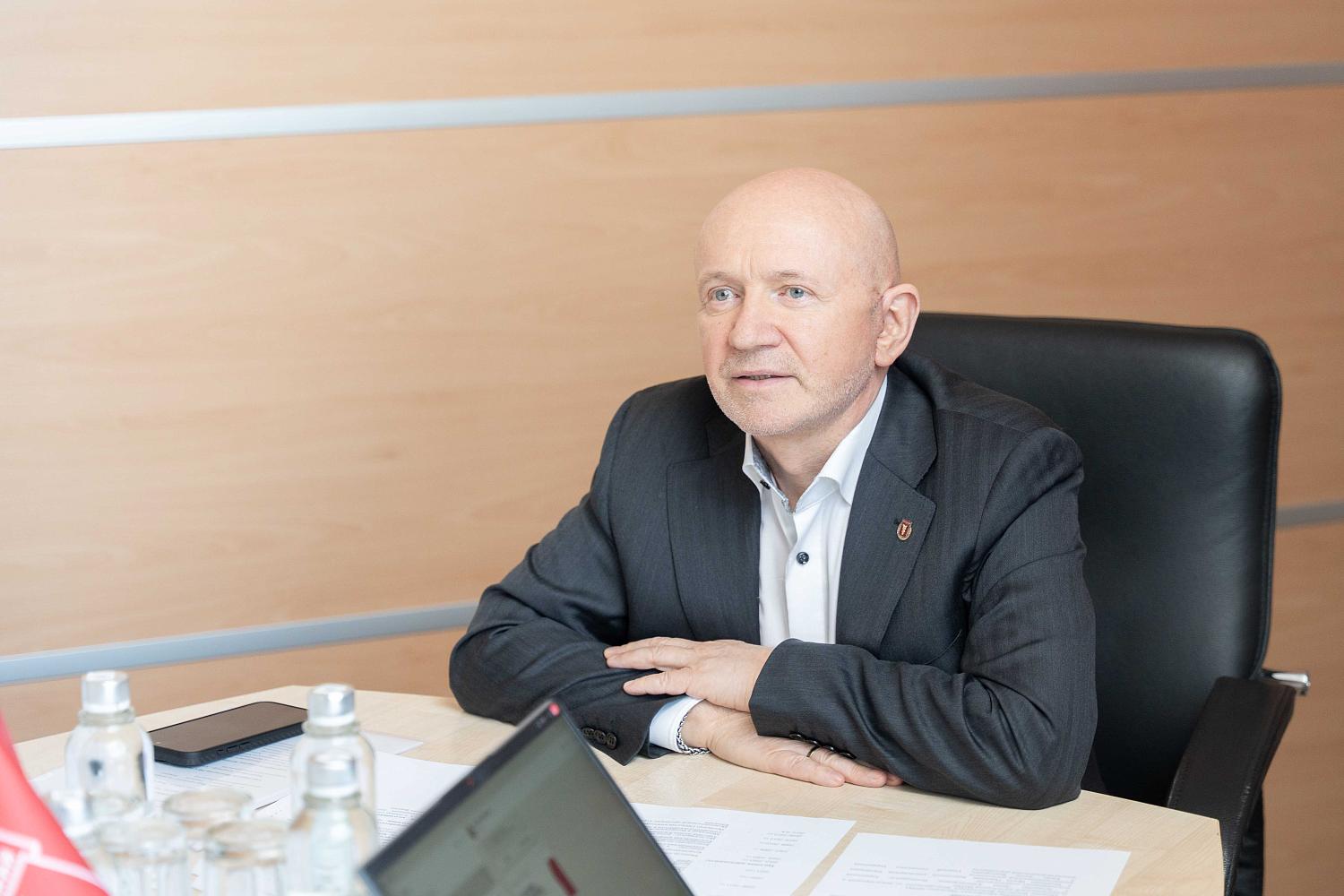 Президент МТПП Владимир Платонов провел встречу с коллегой из Колумбии