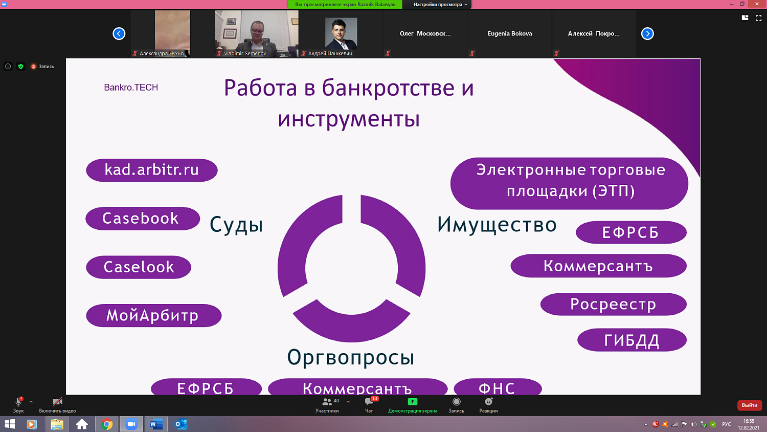Высокие технологии на службе банкротства