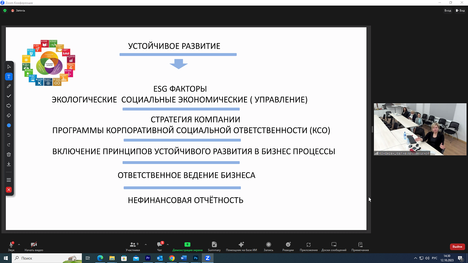 Предприниматели узнали, как включить малый бизнес в повестку устойчивого развития