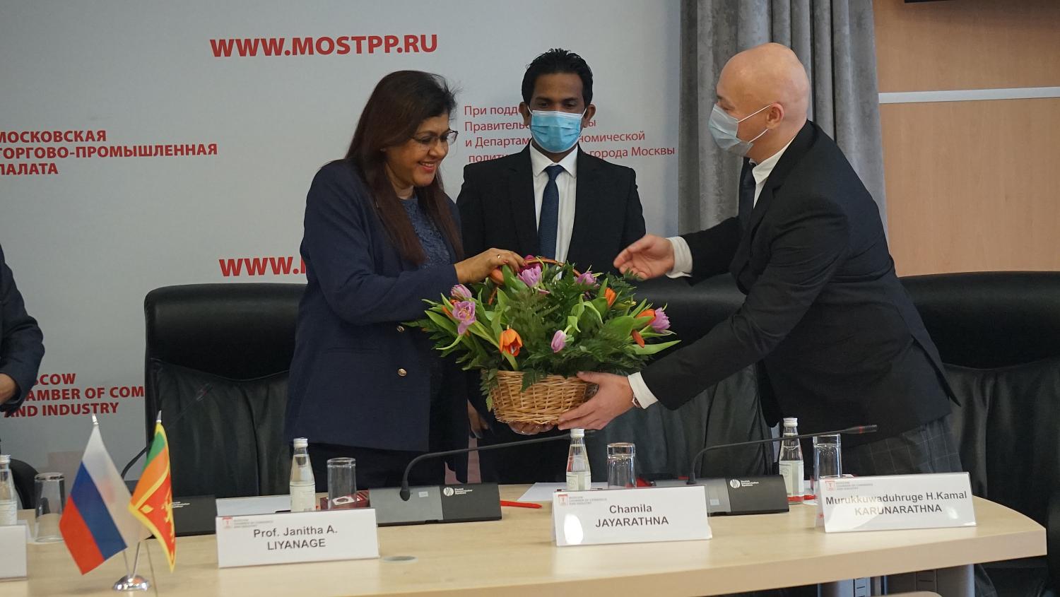 На площадке МТПП состоялась встреча российских и шри-ланкийских предпринимателей