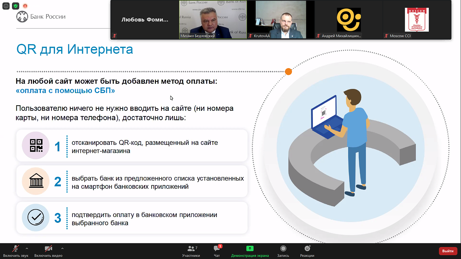Центробанк представил вниманию предпринимателей систему быстрых платежей