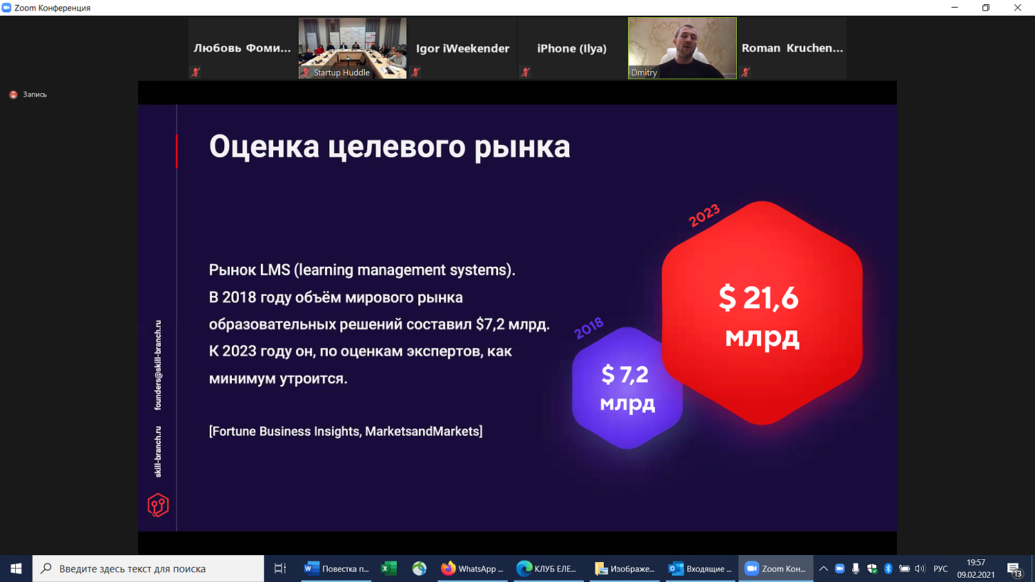 Четыре успешных стартапа получили экспертную оценку на площадке МТПП