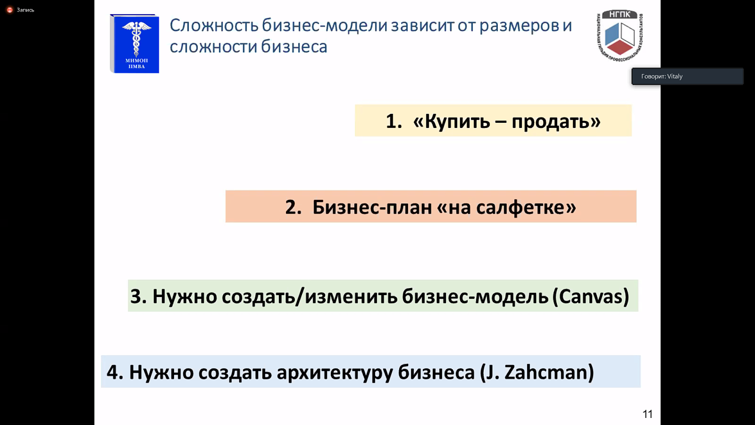 На вебинаре обсудили бизнес-планирование 
