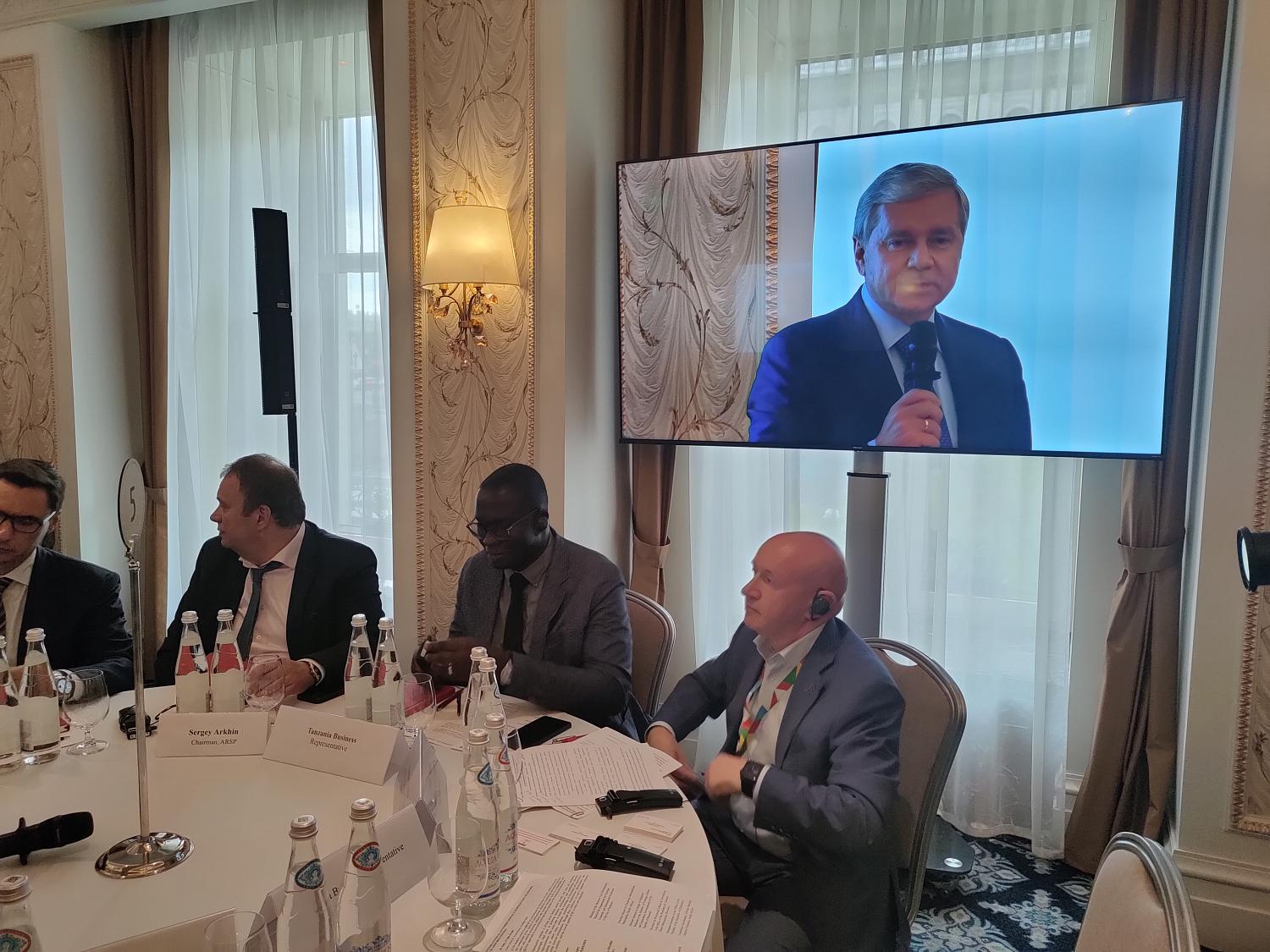 Владимир Платонов представил на полях форума «Россия-Африка» потенциал ТПП как инструмента развития сотрудничества регионов