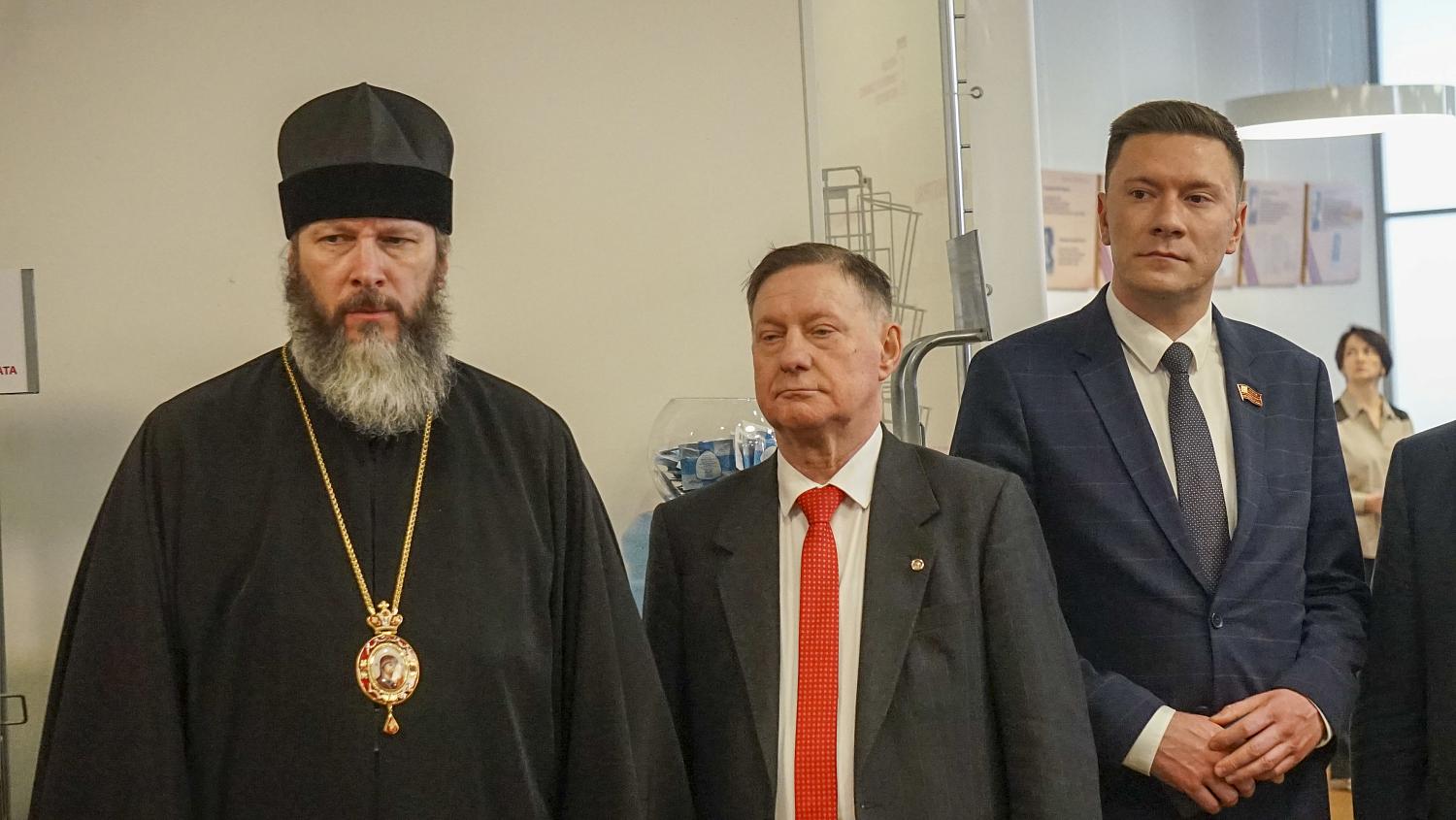 МТПП преподнесла в дар Высоко-Петровскому монастырю икону с ликом Спаса Нерукотворного