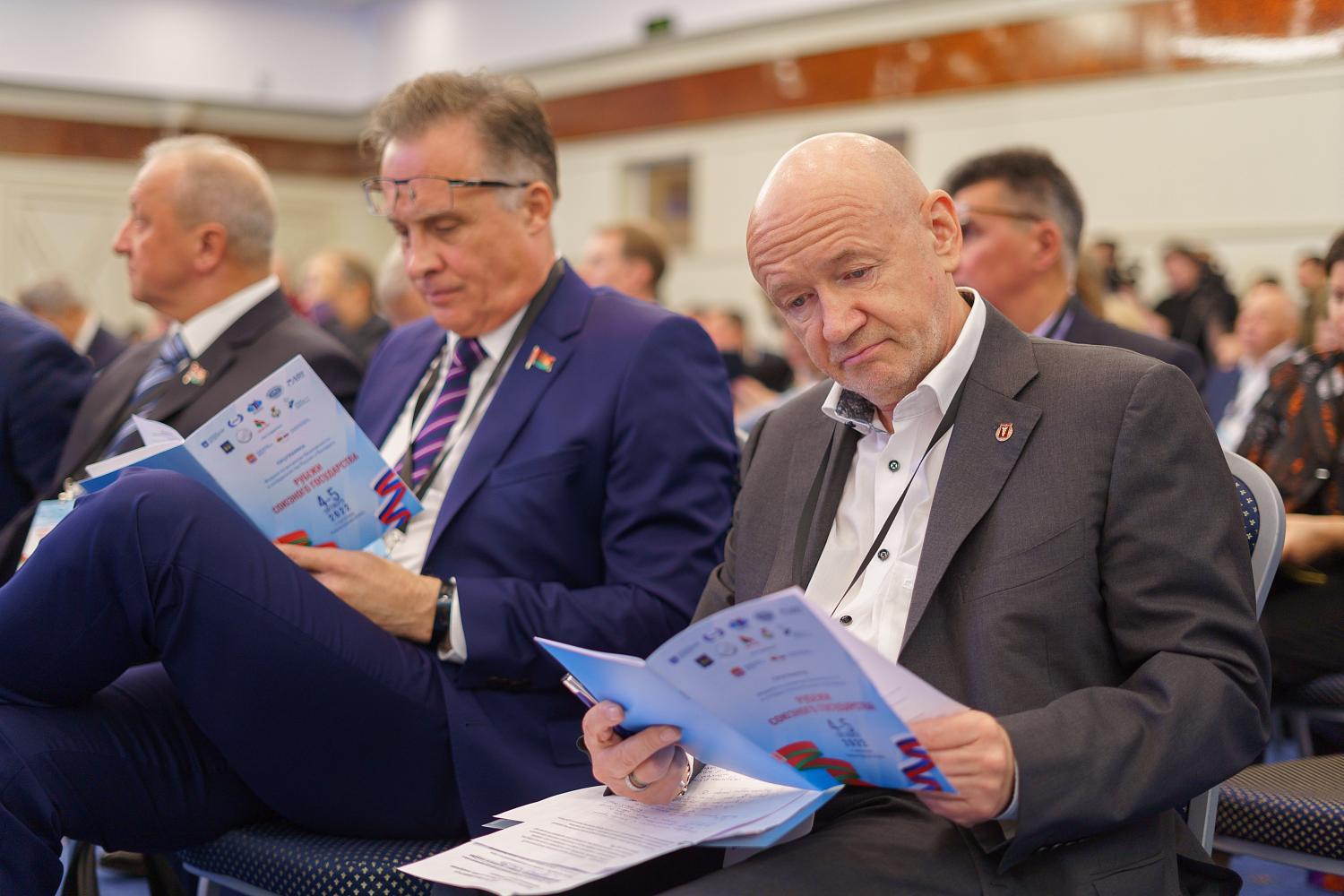 Владимир Платонов выступил на российском-белорусском Форуме «Рубежи Союзного государства»