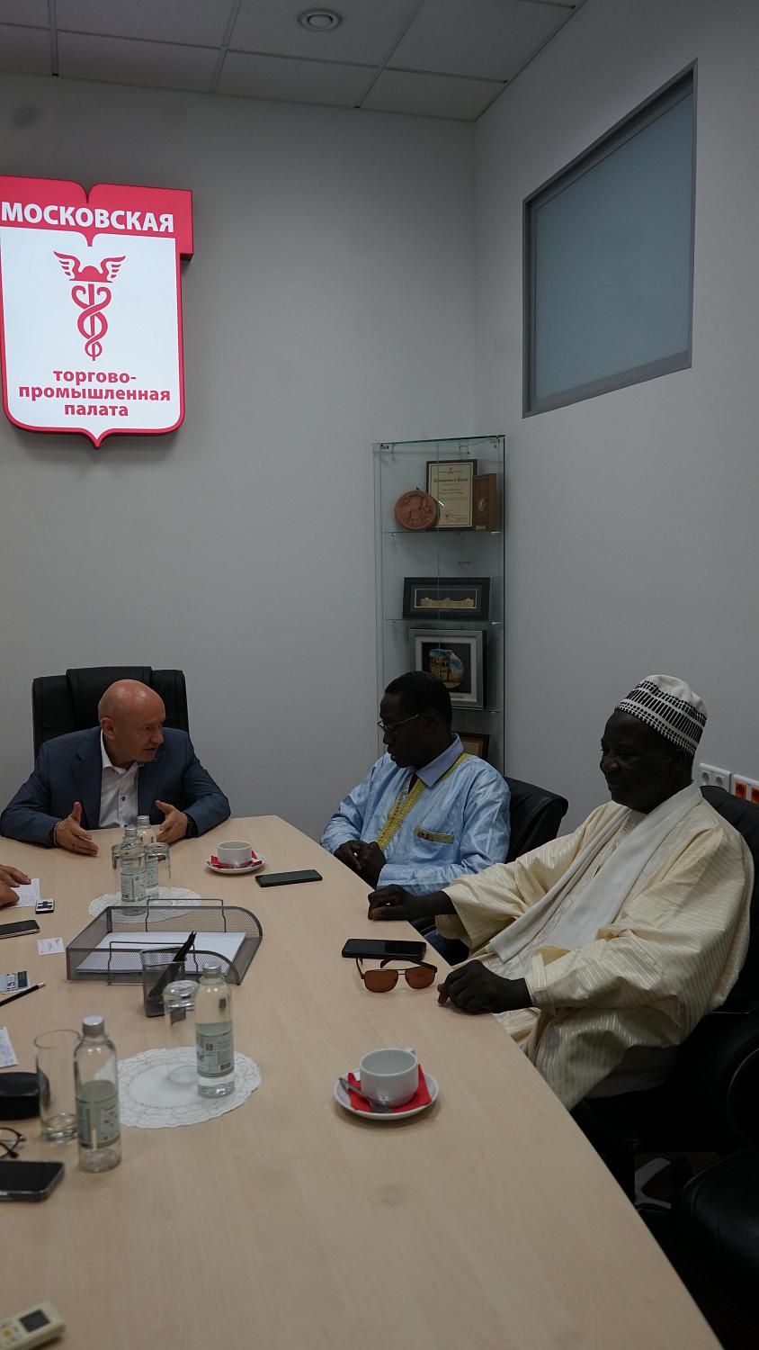  Guests from Senegal visited the Moscow CCI 