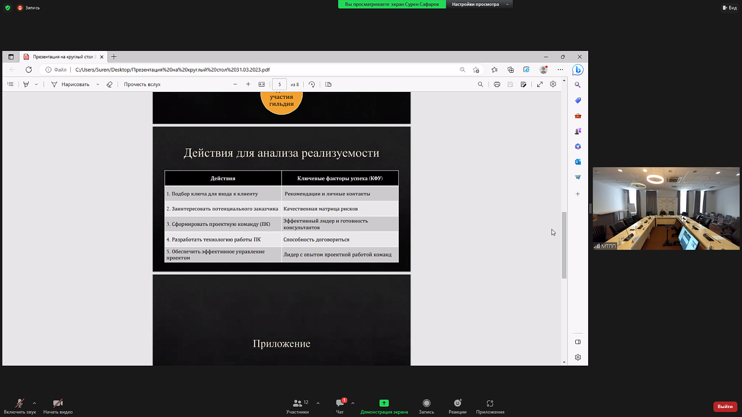 В МТПП обсудили, как развивать выкупленные иностранные активы