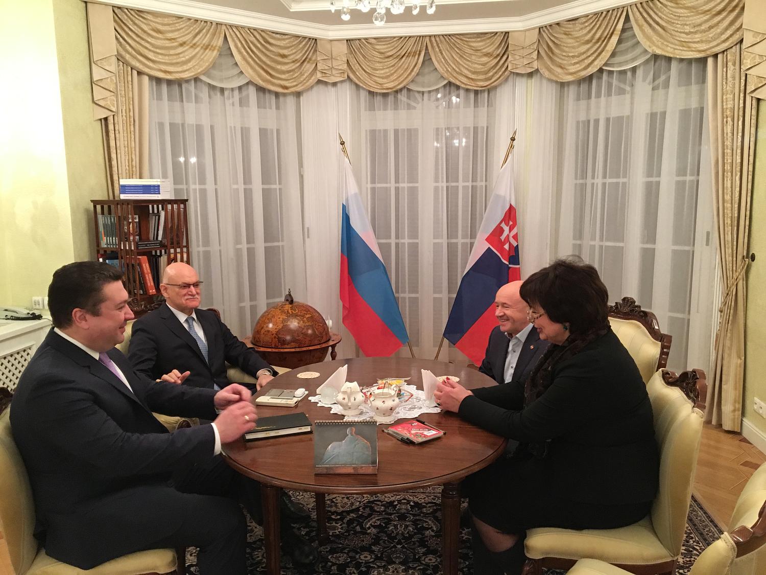 Московские предприниматели заинтересованы в выходе на словацкие рынки