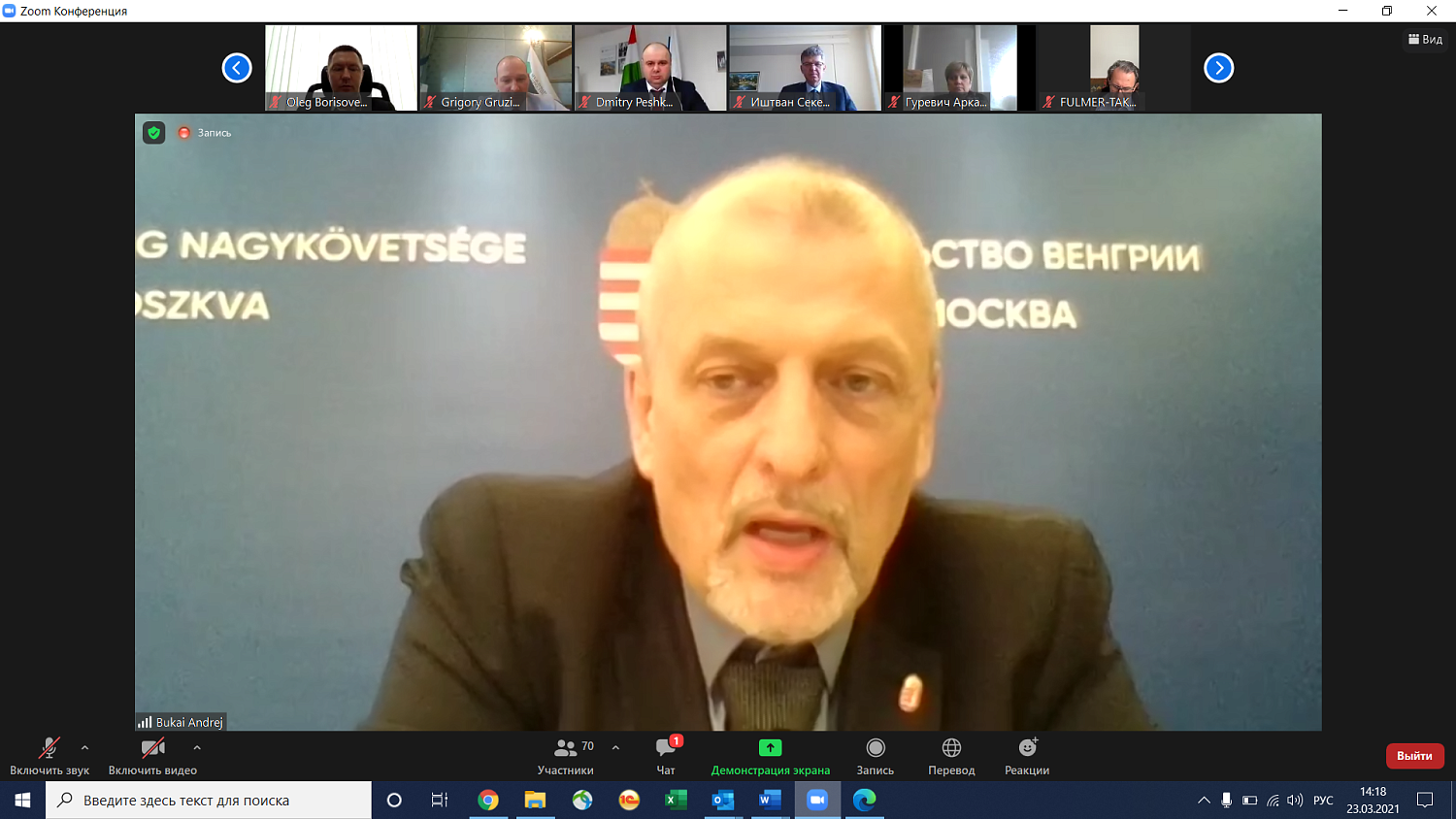 Эксперты обсудили экономический потенциал развития сотрудничества венгерских и российских предпринимателей