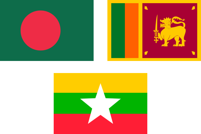 Bangladesh, Myanmar and Sri Lanka*